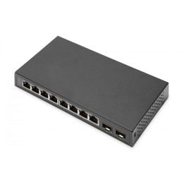 DIGITUS DN-80067 8-Port Gigabit Managed Switch with 2 SFP Uplink Ports