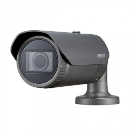 Hanwha Vision XNO-L6080R Caméra de sécurité IP Bullet 2 MP, 1080p, extérieur/intérieur, noir