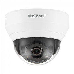 Hanwha Vision QND-7022R Dome IP Security Camera, 2K, Indoor, White