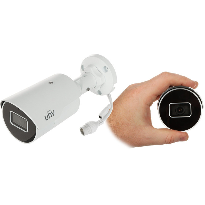 Uniview IPC2124LE-ADF40KM-H 4MP IP Security Camera with IR Illuminator and Audio