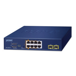 PLANET GSD-1022UP 2-Port 802.3bt PoE + 4-Port 802.3at PoE + 2-Port 1000T + 2-Port 1000X SFP Desktop Switch (180W PoE Budget)