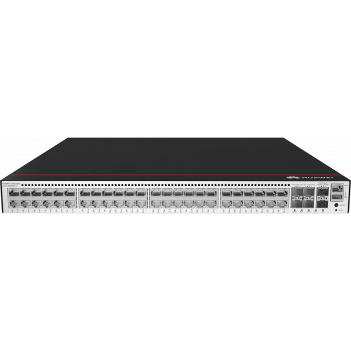 HUAWEI Switch S5735-S48P4XE-V2 (48 GE, 4 10GE SFP+, 2 12GE Stack, PoE+, no PSU) + License
