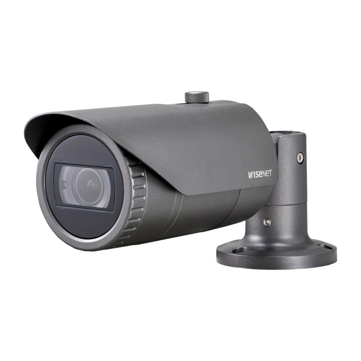 Hanwha Vision QNO-6082R Bullet IP Security Camera, 2MP, Outdoor, Grey