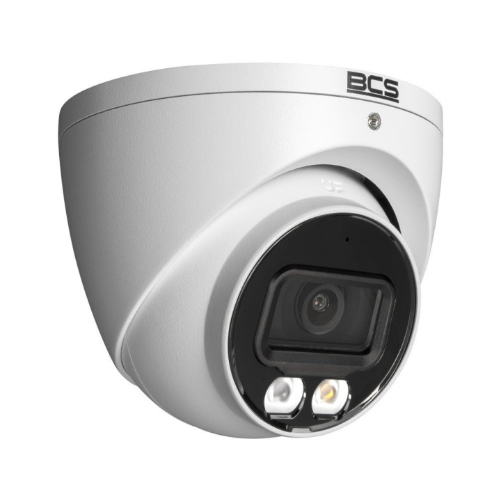 BCS BCS-L-EIP18FCR3L3-AI1 8MP IP Dome Camera with NightColor and IP67