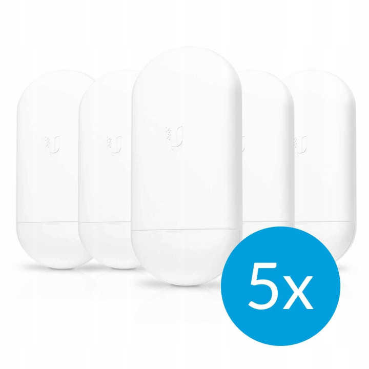 Ubiquiti NS-5ACL-5 NanoStation AC Loco 1000 Mbit/s White (5-pack)