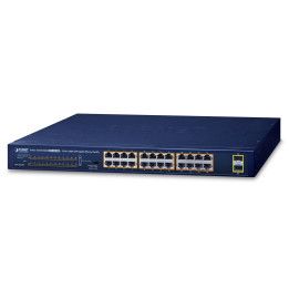 PLANET GSW-2620HP 24-Port Gigabit PoE+ Switch with 250W Budget