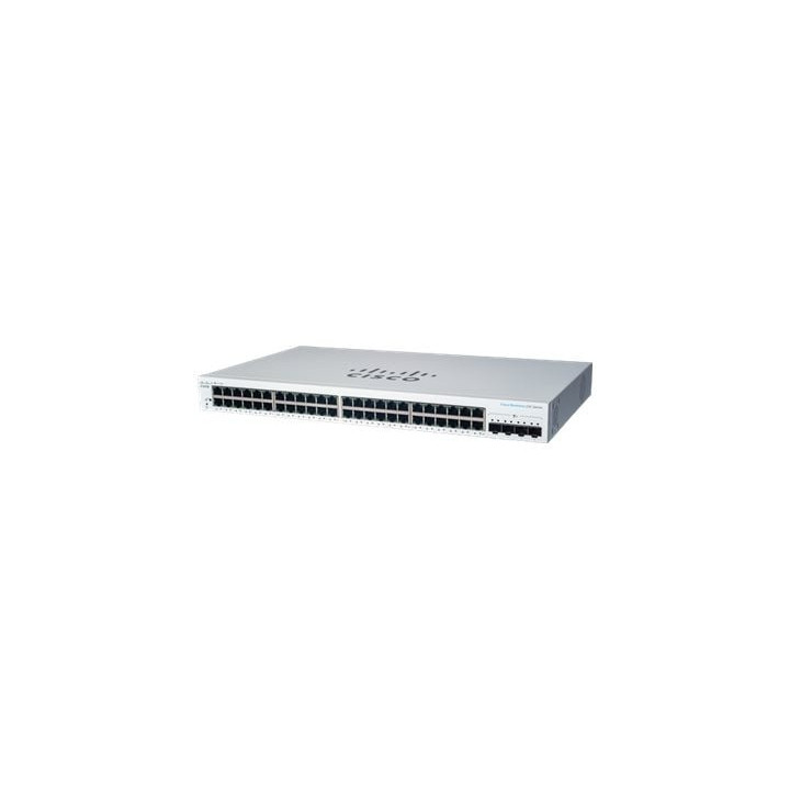 Cisco CBS220-48T-4X Managed L2 Gigabit Ethernet Switch, 48-Port, 4x 10G SFP+, PoE, White