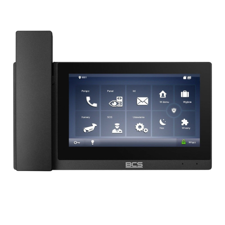 BCS BCS-MON7500B-S Video Monitor with Camera and Intercom
