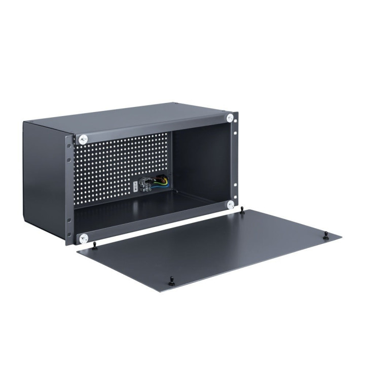 BCS BCS-RACK5U Boîtier rackable 5U avec espace batterie 18 Ah en aluminium