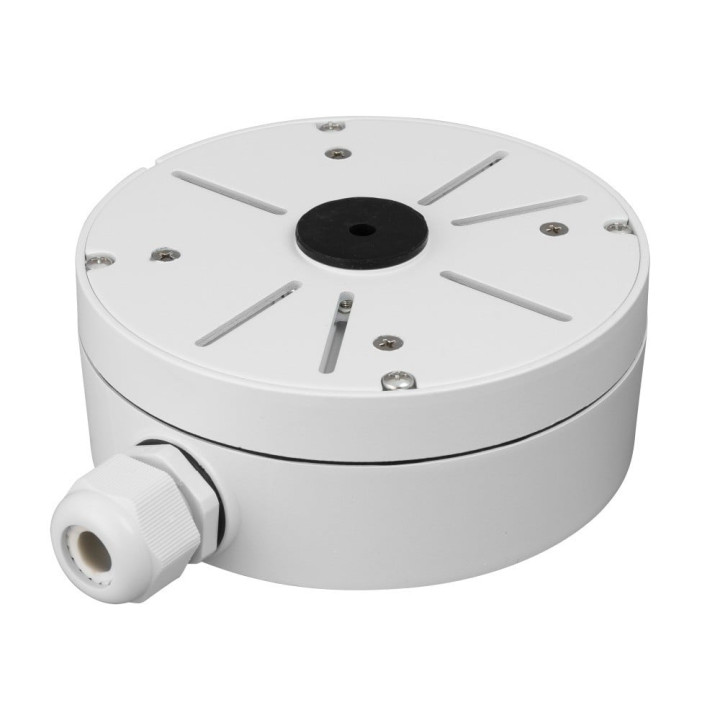 BCS BCS-ADU-B Universal Mounting Box for Cameras Ø155mm IP66 Aluminium White