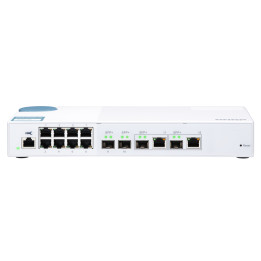 QNAP QSW-M408-2C Managed L2 10GbE Network Switch with 8 Gigabit Ports and 2 10GbE SFP+