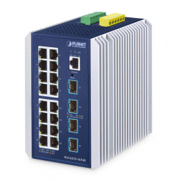 PLANET IGS-6325-16T4X IP30 Industrial L3 16-Port 10/100/1000T + 4-Port 10G SFP+ Managed Ethernet Switch