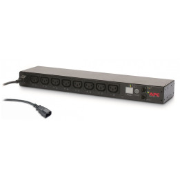 APC AP7920B Power Distribution Unit (PDU) - 8 Outlets, 0U/1U, Black
