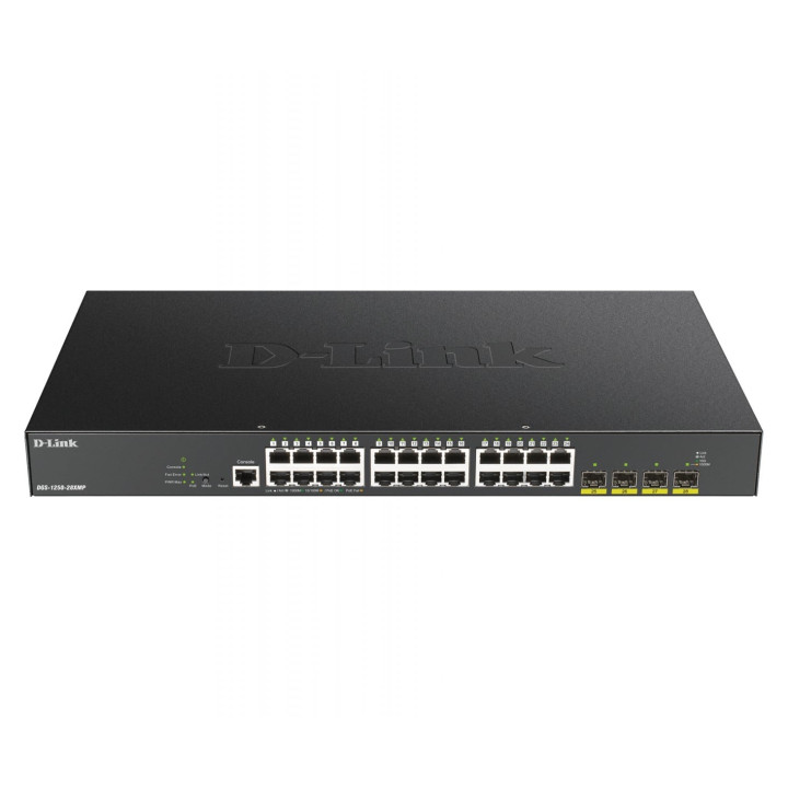 D-Link DGS-1250-28XMP Managed L3 Gigabit PoE Switch