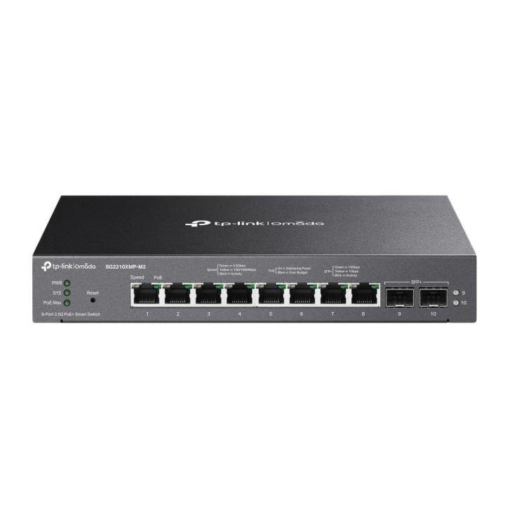 TP-LINK SG2210XMP-M2 Omada 8-портовый 2.5GbE PoE+ коммутатор