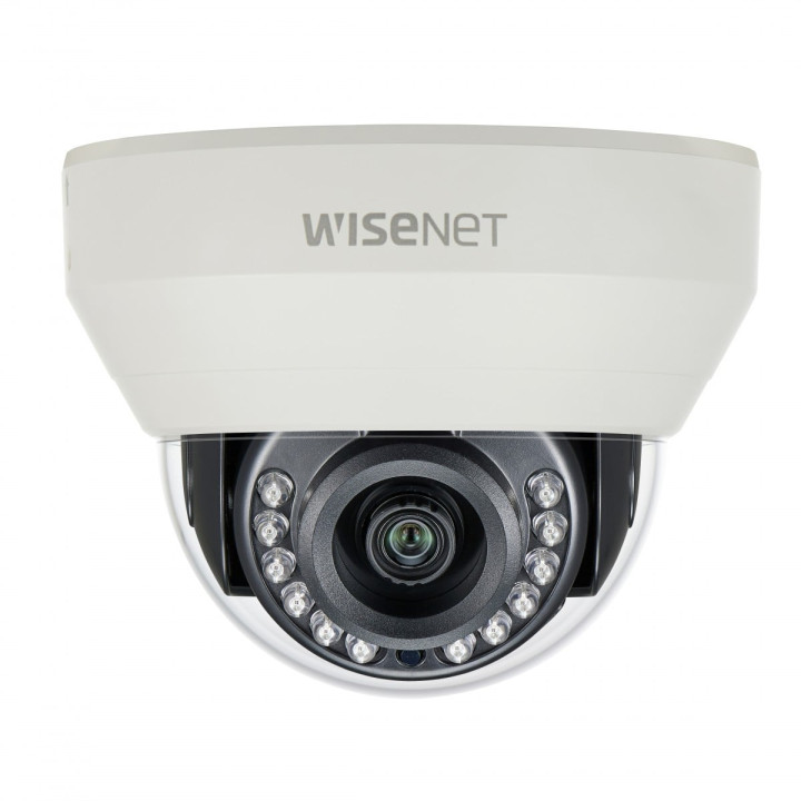 Hanwha Vision HCD-7030RA Dome Security Camera, 2K Indoor, Ceiling/Wall