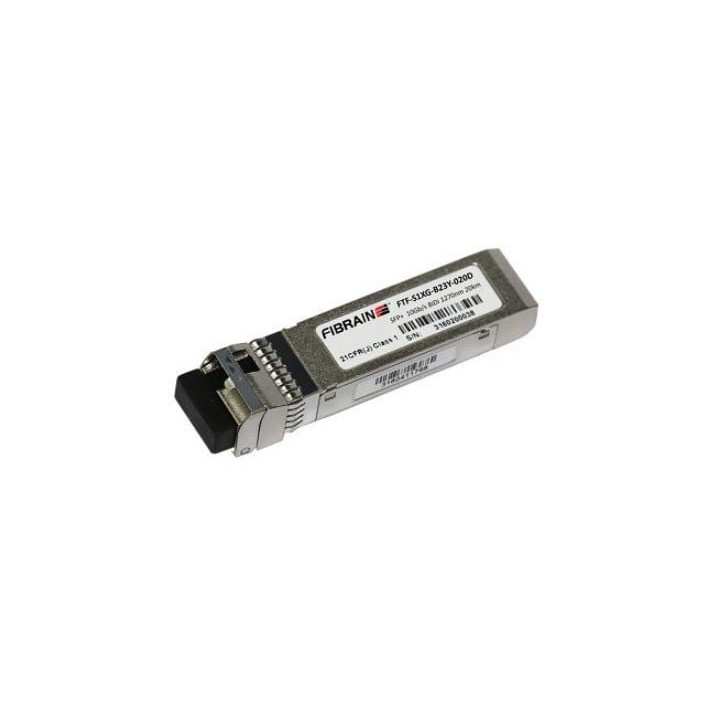 Fibrain FTF-S1XG-B23Y-020D-CI SFP+ 10GBase-LR Transceiver, 20km LC Simplex