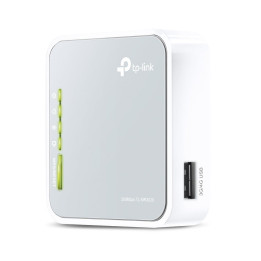 Router sieci komórkowej TP-LINK TL-MR3020 3G/4G, Wi-Fi 4/N, Ethernet 100 Mb/s, przenośny mobilny punkt dostępu