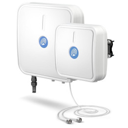 QuWireless QuMax XR2 AXR12 Kit bidireccional con 2 antenas LTE de alta ganancia, Wi-Fi 6 de doble banda, GPS, Bluetooth