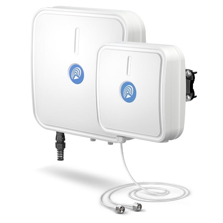 QuWireless QuMax XR2 AXR12 Kit bidireccional con 2 antenas LTE de alta ganancia, Wi-Fi 6 de doble banda, GPS, Bluetooth