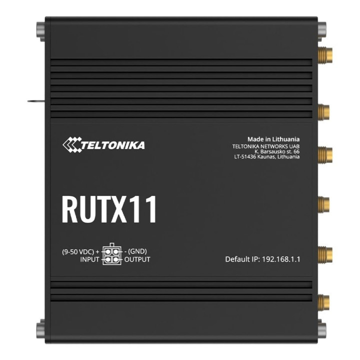 Teltonika RUTX11 LTE Cat6 Dual Band WiFi Industrial Router