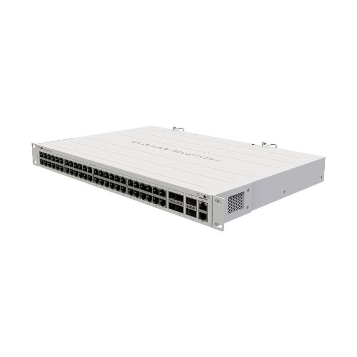MikroTik CRS354-48G-4S+2Q+RM L2 Gigabit Ethernet Switch, 48 Ports, 10G Uplinks, Rackmount