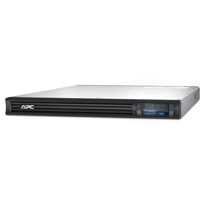 APC Smart-UPS SMT1500RMI1U Line-Interactive 1.5 kVA / 1000 W UPS, 4 Outlets, Black