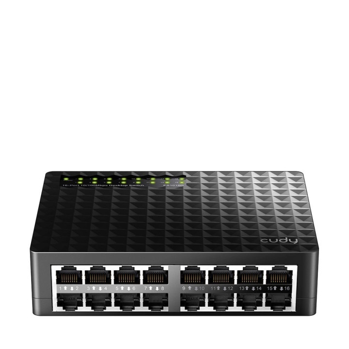 Cudy FS1016D 16-Port 10/100 Mbps Desktop Unmanaged Switch