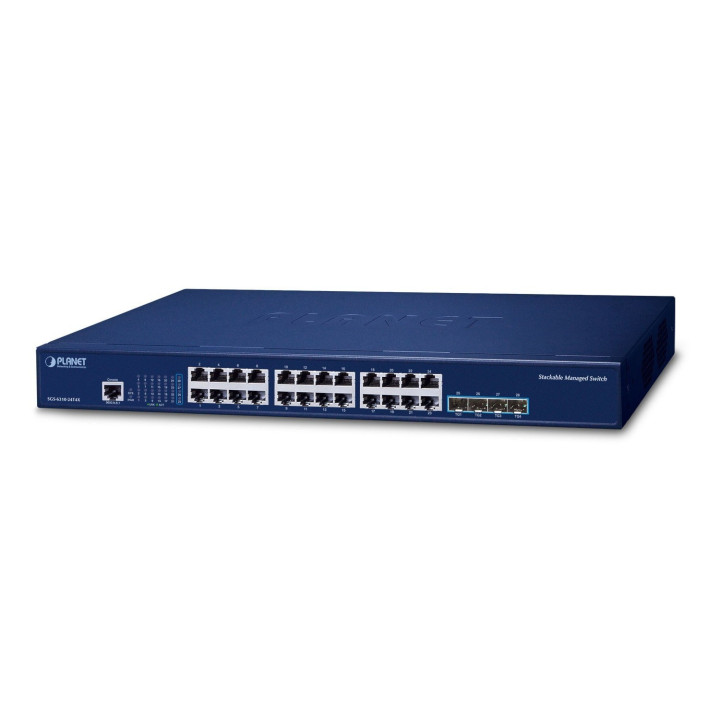 PLANET SGS-6310-24T4X Managed Layer 3 Gigabit Ethernet Switch, 24-Port