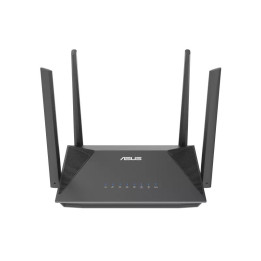 ASUS RT-AX52 AX1800 AiMesh Wireless Router Gigabit Ethernet Dual-band (2.4 GHz / 5 GHz) Black