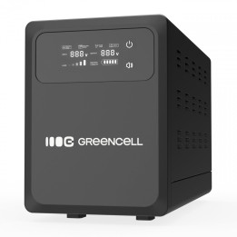 Green Cell UPSLPPC1200 Uninterruptible Power Supply 2000VA 1200W AVR 24VDC with LCD Display