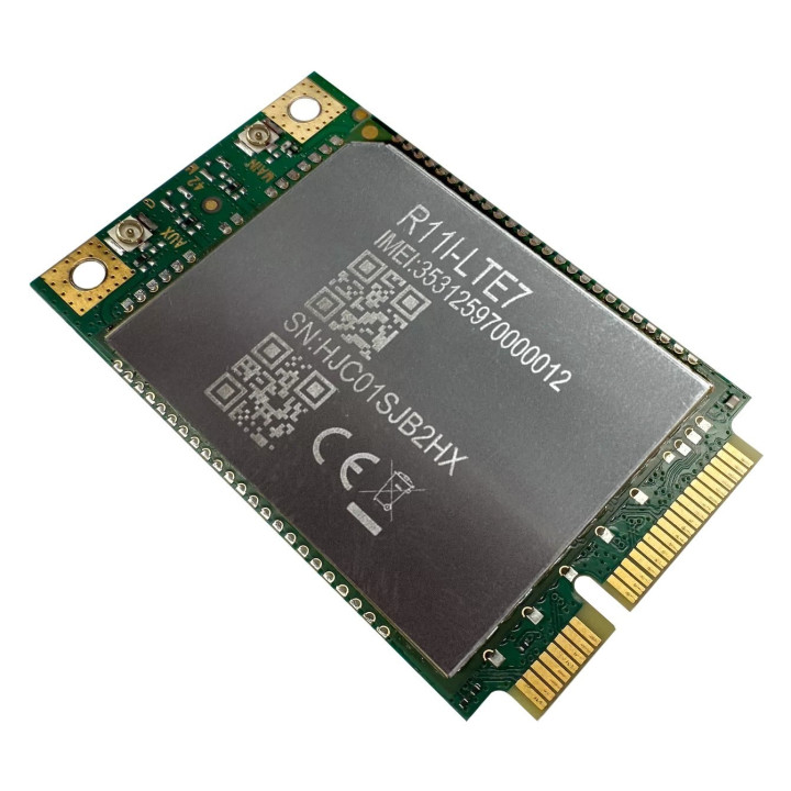 MikroTik R11e-LTE7 miniPCIe CAT7 LTE Card