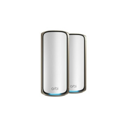 Netgear RBE972S-100EUS Czteropasmowy router Wi-Fi 7 Mesh z serii Orbi 970 w zestawie 2 sztuk z roczną subskrypcją Armor