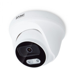 PLANET ICA-4480F Caméra IP dôme couleur 4MP avec H.265+, objectif 3,6 mm, 25 m IR et lumière blanche, PoE