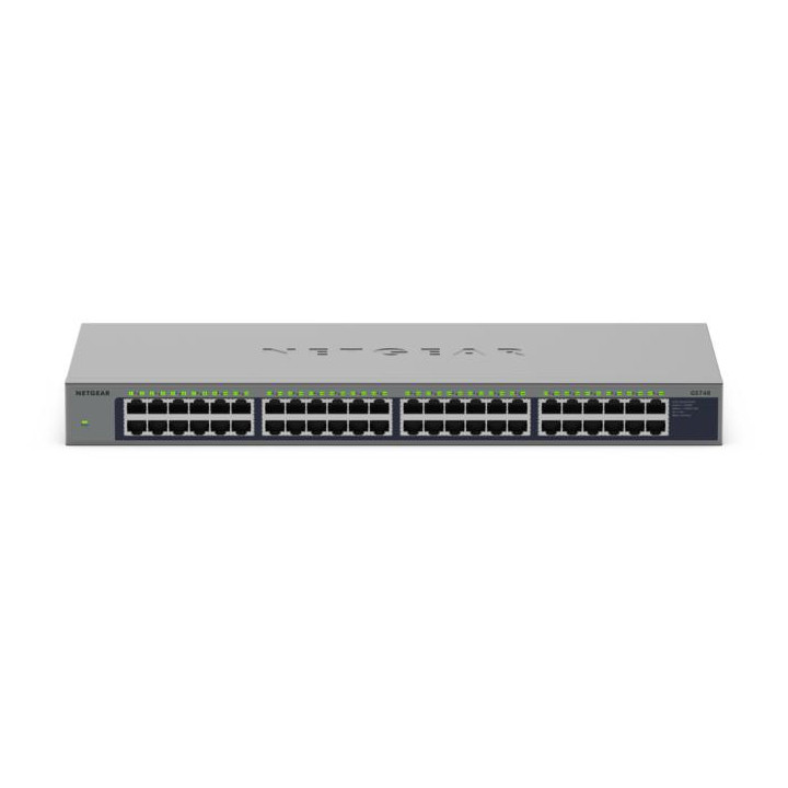Netgear GS748-100EUS Unmanaged Gigabit Switch 48-Port 10/100/1000 Rackmount