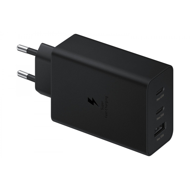 Samsung Galaxy Fast Charger 3x USB-C 65W Black EP-T6530NBEGEU
