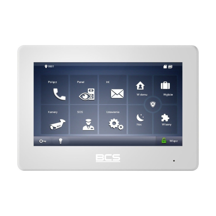 BCS BCS-MON7600W-2 Dual-System Video Monitor with TCP/IP/SIP Intercom