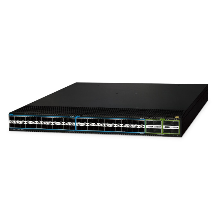 PLANET DCS-7342-48Y8C 48-Port 25G SFP28 + 8-Port 40/100G QSFP28 Layer 3 Managed Data Center Switch, Black