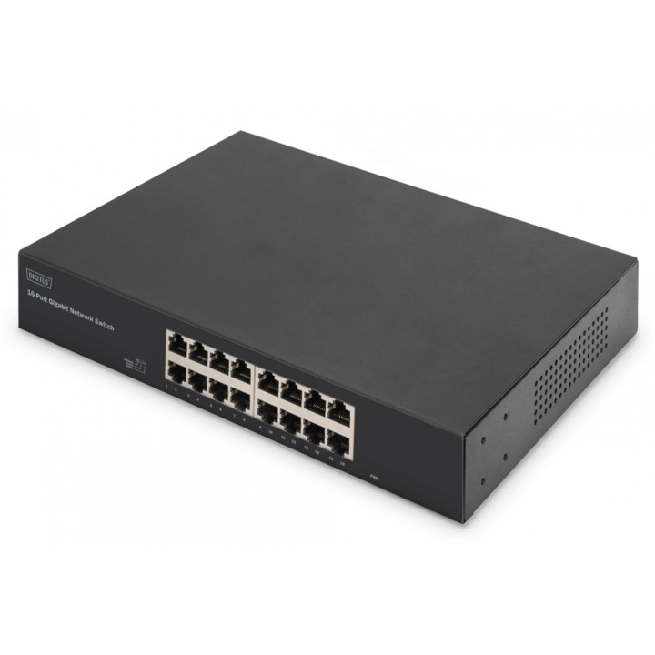 DIGITUS DN-80112-2 Unmanaged Gigabit Ethernet Switch 5-Port 10/100/1000Mbps Desktop Network Switch