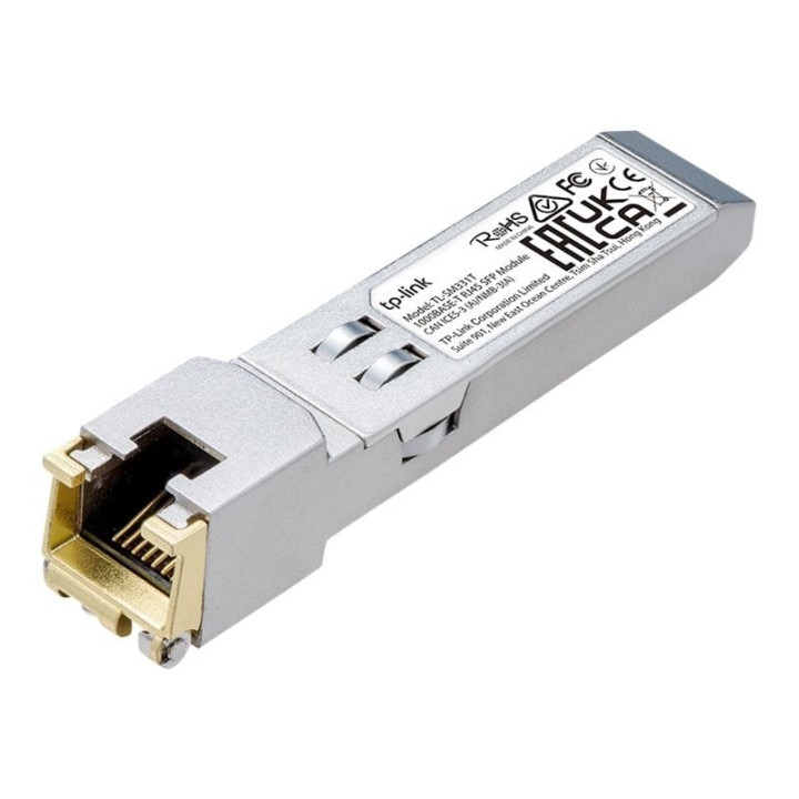 TP-LINK TL-SM331T 1000BASE-T RJ45 SFP Module Gigabit Ethernet Émetteur-récepteur en cuivre