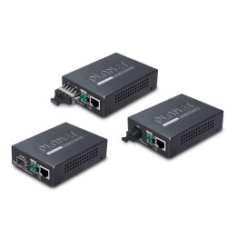 PLANET GT-806B40 Gigabit WDM Bi-Directional Fiber Media Converter, 1550nm, 40km