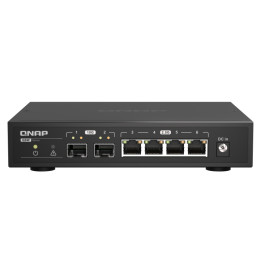 QNAP QSW-2104-2S Unmanaged 2.5GbE Network Switch, 4x 2.5G RJ45 + 2x 10G SFP+