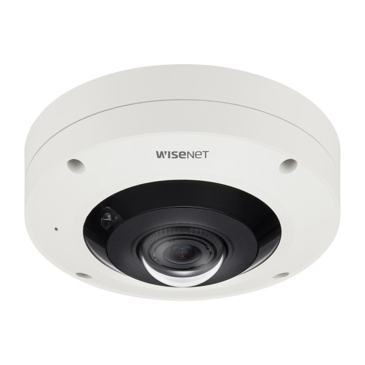 Hanwha Vision XNF-9010RV Caméra de sécurité IP dôme extérieure 9 MP avec résolution 3008 x 3008 Blanc