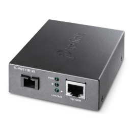 TP-Link FC111B-20 (TL-FC111B-20) 10/100 Mbps RJ45 to 100 Mbps Single-mode SC WDM Bi-Directional Fiber Converter
