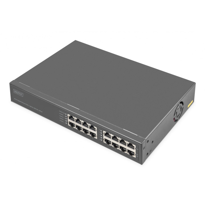 DIGITUS DN-95118 Gigabit PoE++ Injector 8-Port 250W 802.3bt