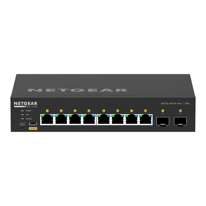 Netgear GSM4210PX-100EUS управляемый PoE+ коммутатор 8 портов 240W
