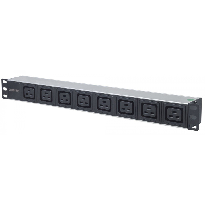 Intellinet 163613 19" 1U Rackmount PDU with 8 C19 Outputs and C20 Input