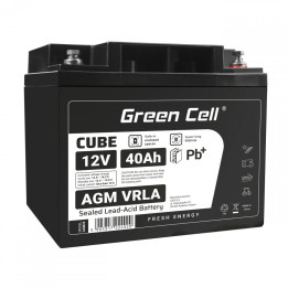 Green Cell AGM12V40AH-J AGM VRLA IP54 12V 40Ah Maintenance-Free Battery