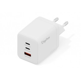DIGITUS DA-10304 GaN II Wall Charger 100W 2x USB-C 1x USB-A PD 3.0 QC 3.0 White