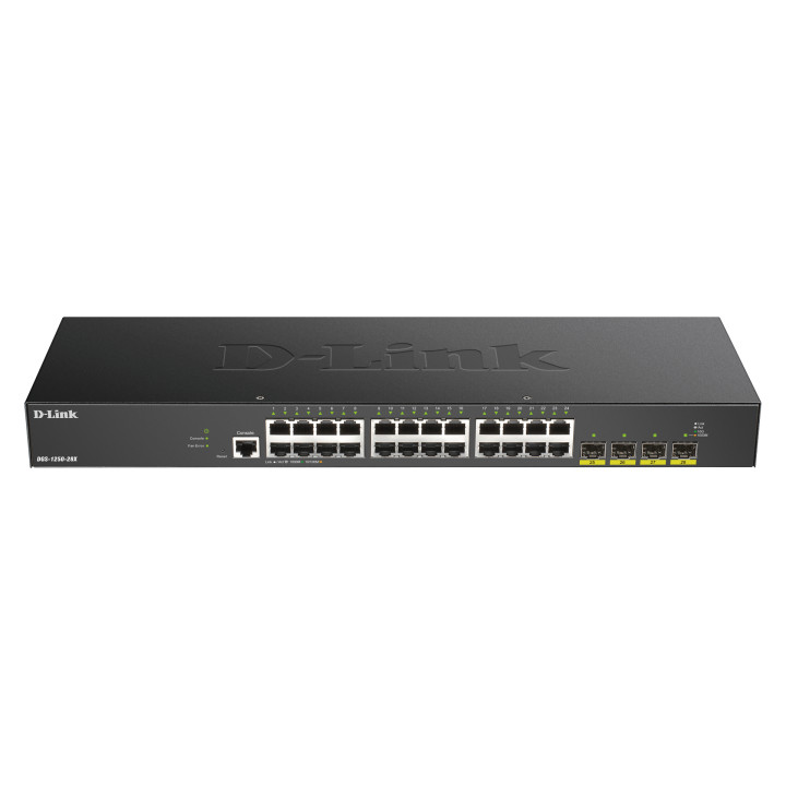 D-Link DGS-1250-28X Managed L3 Gigabit Switch 28-Port 4 SFP Rackmount